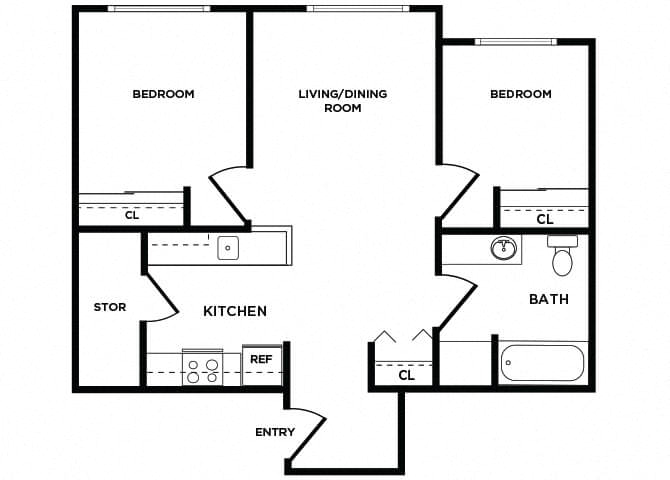 Suite A Floorplan
